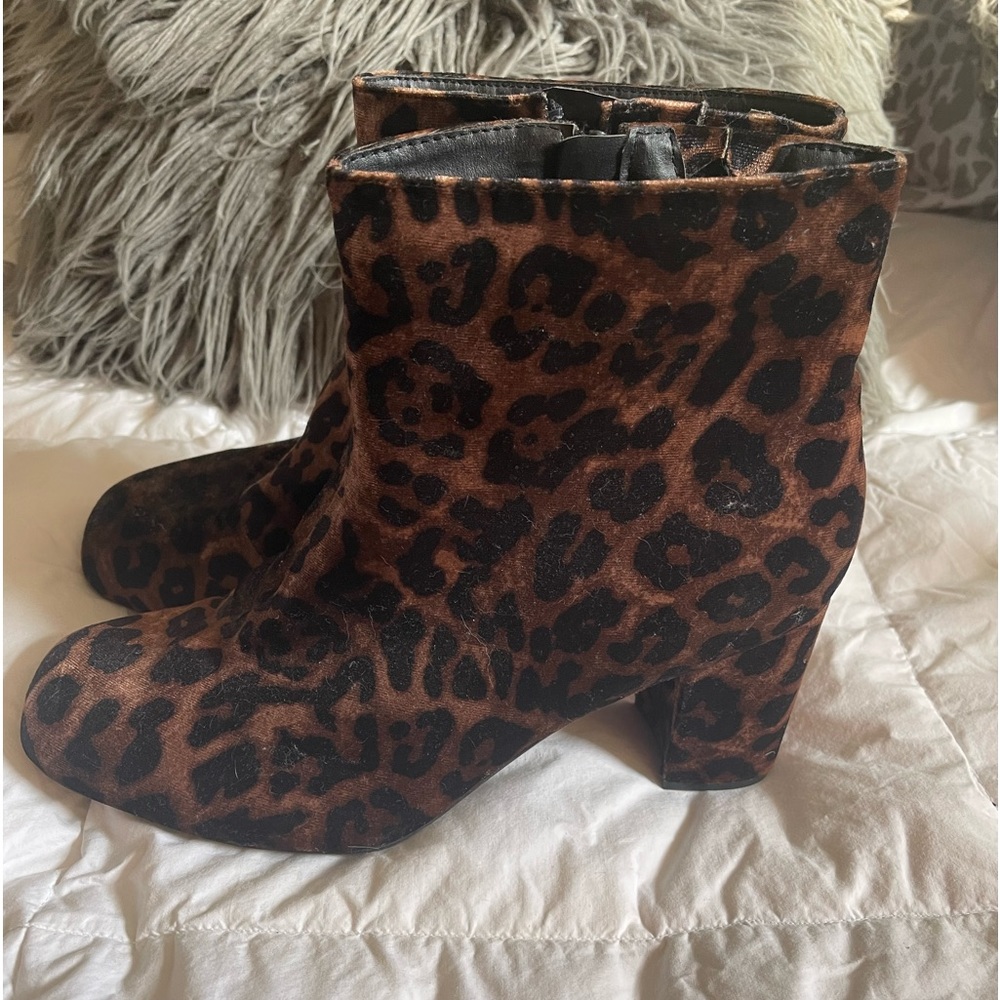 Torrid cheetah boots size 11